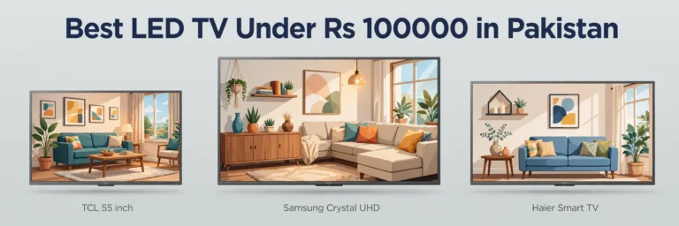 Best LED / Smart TV Under Rs. 100,000 in Pakistan (2026) – Top Picks & Buying Guide
