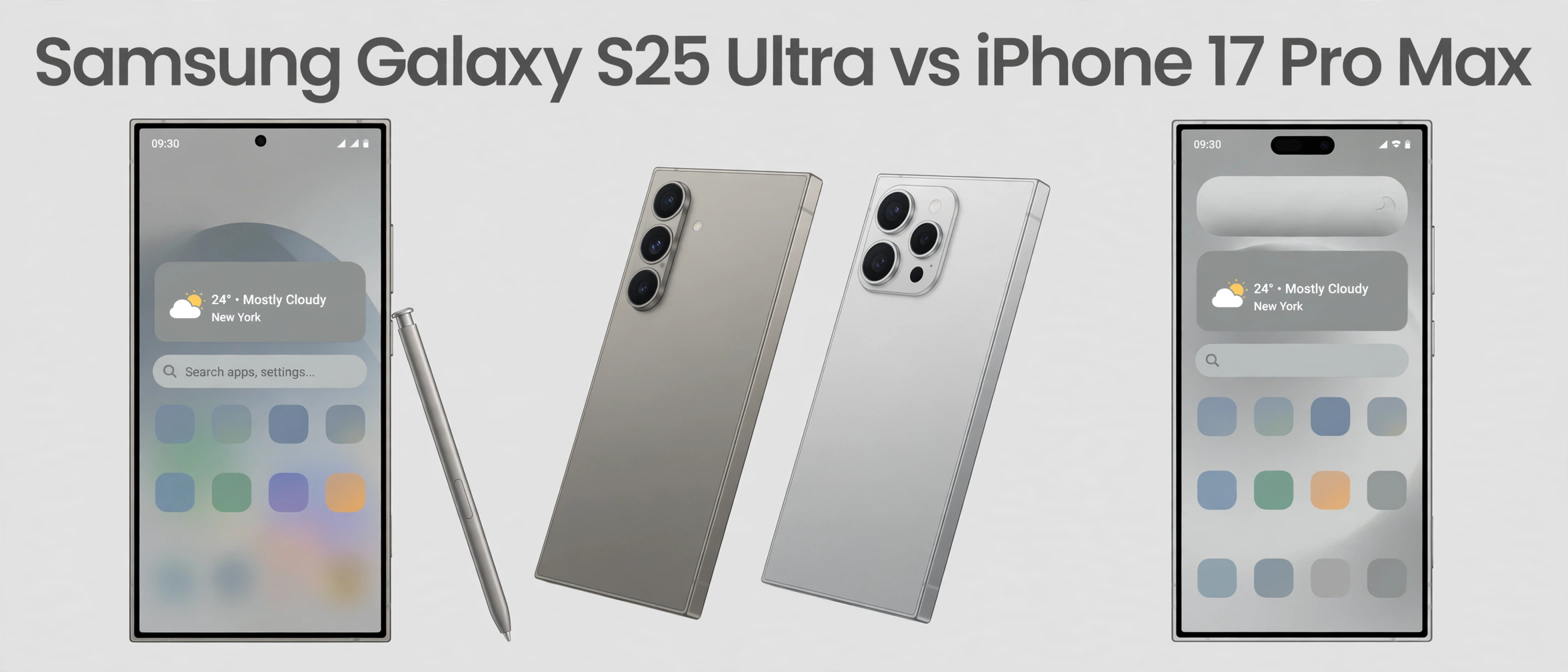 Samsung Galaxy S25 Ultra vs iPhone 17 Pro Max: The Ultimate 2025 Flagship Showdown